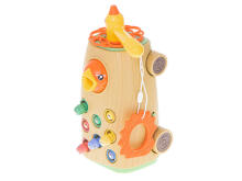 Ikonka Art.KX5429 Magnetic game feed the bird on wheels