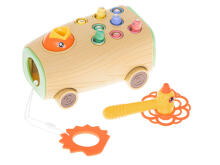 Ikonka Art.KX5429 Magnetic game feed the bird on wheels