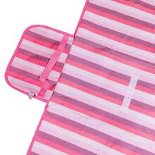 Ikonka Art.KX4991 Beach mat beach picnic blanket 200x200cm pink