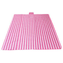 Ikonka Art.KX4991 Beach mat beach picnic blanket 200x200cm pink