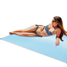 Ikonka Art.KX4990 Beach mat blanket sand free XXL 200x200cm