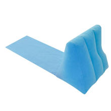 Ikonka Art.KX4984 Beach mat lounger with backrest inflatable blue
