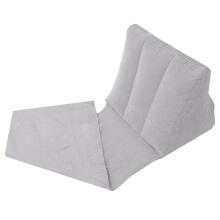 Ikonka Art.KX4984_1 Beach mat lounger with backrest inflatable grey