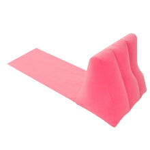 Ikonka Art.KX4984_2 Beach mat lounger with backrest inflatable pink