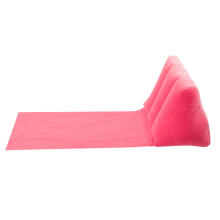 Ikonka Art.KX4984_2 Beach mat lounger with backrest inflatable pink