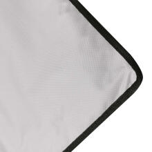 Ikonka Art.KX5393_1 Beach mat lounger with backrest folding 150x47x48cm grey