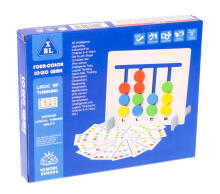 Ikonka Art.KX7202 Wooden educational toy match colours montessori fruit