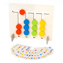 Ikonka Art.KX7202 Wooden educational toy match colours montessori fruit