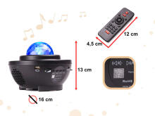 Ikonka Art.KX6105 Star projector LED swivel night light