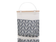 Ikonka Art.KX7971_2 Organiser hanging toy bag grey