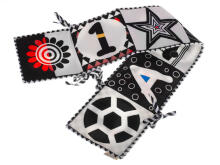 Ikonka Art.KX5639 Educational booklet sensory cot protector owl