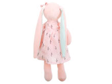 Ikonka Art.KX5637 Plush rabbit mascot pink 35cm