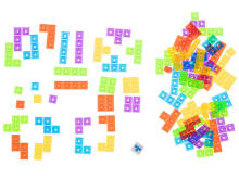 Ikonka Art.KX5285 Puzzle game tetris puzzles blocks