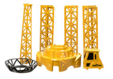Ikonka Art.KX9849 RC crane with hook 4CH 128cm