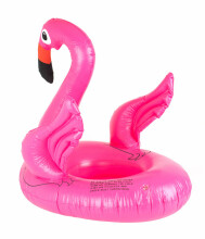 Ikonka Art.KX6787 Pripučiamas vaikiškas pontono ratas flamingo