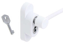 Ikonka Art.KX6311_2 Security window lock + key white