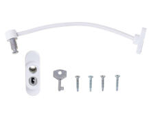 Ikonka Art.KX6311_2 Security window lock + key white