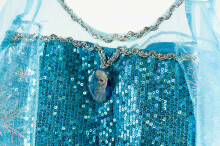 Ikonka Art.KX9212 Elsa jäämäe kostüüm sinine kleit 120cm