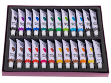 Ikonka Art.KX5496 Artistic acrylic paints multicoloured 24 tubes