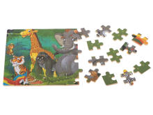 Ikonka Art.KX5298_1 Fairy tale puzzle elephant 60el