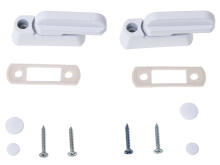 Ikonka Art.KX6310 Security window lock white 2pcs