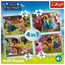 TREFL ENCANTO Puzzle 4 in 1 set 35 48 54 70 pcs
