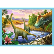 TREFL 12+15+20+24 dėlionių rinkinys „Dinozaurai“