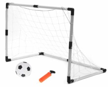 Ikonka Art.KX6834 Football goals for children 1pc-42x62x28cm + ball + pump