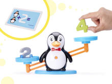 Ikonka Art.KX6380_2 Educational balance learning to count penguin large