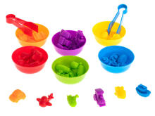Ikonka Art.KX5699 Educational vehicles learning to count montessori 36el.
