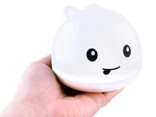 Ikonka Art.KX6119_1 Spouting whale LED bath toy white