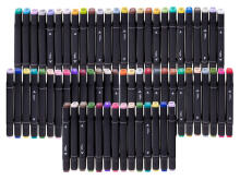 Ikonka Art.KX5308_1 Double-sided alcohol markers in case 48 pieces