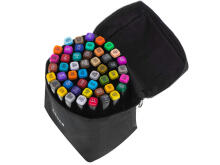 Ikonka Art.KX5308_1 Double-sided alcohol markers in case 48 pieces