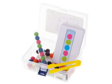 Ikonka Art.KX5297 Educational jigsaw puzzle colourful montessori balls
