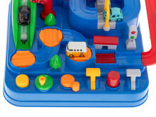 Ikonka Art.KX6012 Obstacle course interactive car park racing 4 cars
