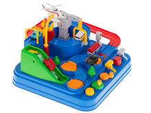 Ikonka Art.KX6012 Obstacle course interactive car park racing 4 cars