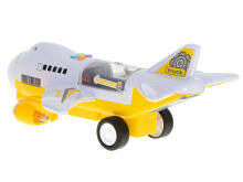 Ikonka Art.KX5987 Transporter aircraft + 6 cars construction vehicles side/front