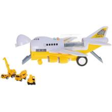 Ikonka Art.KX5987 Transporter aircraft + 6 cars construction vehicles side/front