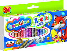 Ikonka Art.KX5488_1 BAMBINO Graphion Crayons 24 colours
