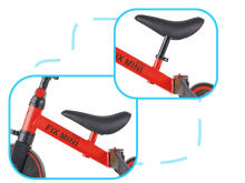 Ikonka Art.KX5377_2 Trike Fix Mini distanču trīsritenis 3in1 ar pedāļiem sarkans