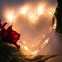 Ikonka Art.KX5246 LED pendant lights Christmas decoration heart