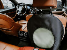La bebe™ Car Seat Protector Avocado Art.148788 Neutral Защитный чехол для сидения (для спинки автомобильного сидения)