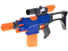 Ikonka Art.KX6147 Blaze Storm foam arrow machine gun + magazine + sight + 48 arrows
