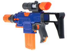Ikonka Art.KX6147 Blaze Storm foam arrow machine gun + magazine + sight + 48 arrows
