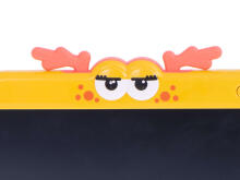Ikonka Art.KX5984_2 Graphic tablet drawing board deer 10' yellow + stylus pen