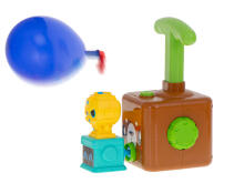 Ikonka Art.KX5919 Aerodynamic car teddy bear balloon launcher