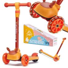 Ikonka Art.KX5376 DINOSAUR, 3-WHEELED BALANCE SCOOTER, LED WHEELS LIGHTING