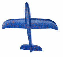 Ikonka Art.KX7839_1 Glider plane polystyrene  blue
