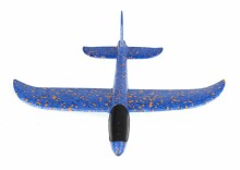 Ikonka Art.KX7839_1 Glider plane polystyrene  blue