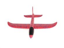 Ikonka Art.KX7839_2 Glider plane polystyrene 34x33cm red
